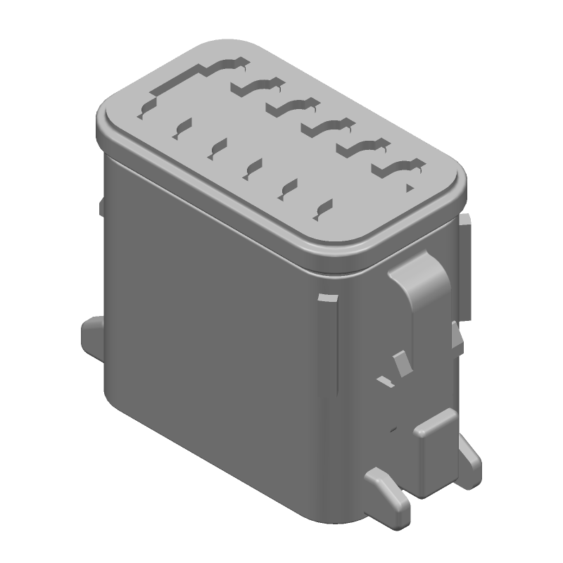 Conn Housing PL 12 POS Crimp ST Cable Mount Black Package Automotive