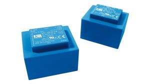 Isolation Transformer, PCB, 3.2 VA, 2 x 6V, 267 mA, 1 x 230V