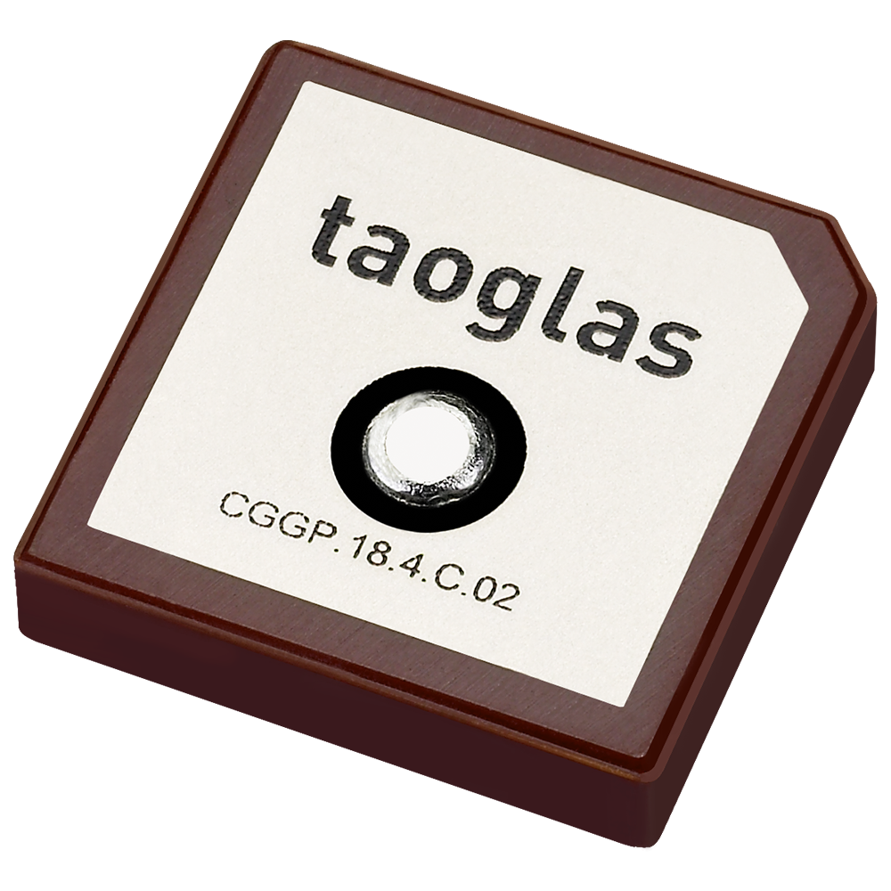 1.592GHz 2-Band Ceramic Chip Antenna, 18x18x4mm, 50R