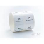 LABEL DIE-CUT 1.50 X 0.25 WHT