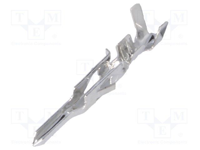 Male Crimp Terminal, 9A, 600V, Brass/Tin, 18-24AWG