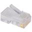 8 Pos Male Telecom/Datacom IDC Plug, 1.5A, 150V, Gold Bronze