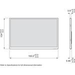 7in TFT WVGA 800x480Pixels LVDS 350cd/m2 LED Backlight -20°C to 60°C Carton