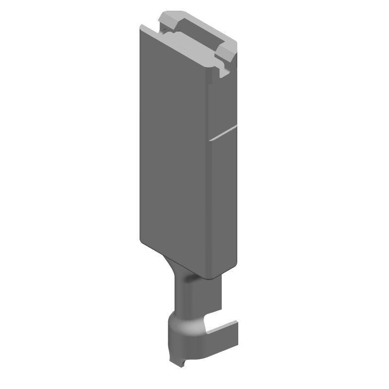Brass Tin Receptacle Terminal 14-18AWG Insulated Nylon