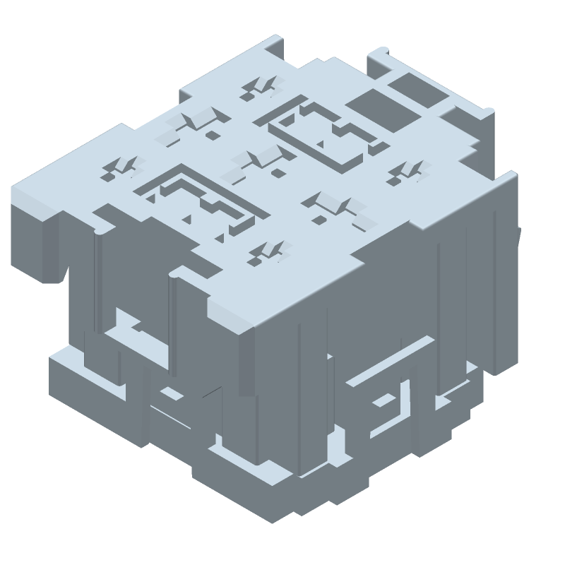 9 Pos Signal Wire Housing, Straight, 8.5mm Pitch
