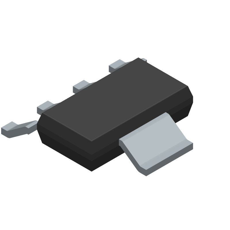 P-Channel JFET, 60V, 1.9A ID, SOT-223, Surface Mount