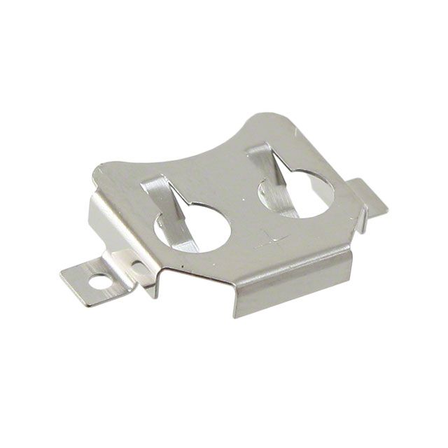 12mm Coin Cell Battery Holder, SMD/SMT, Phosphor Bronze, Tape & Reel