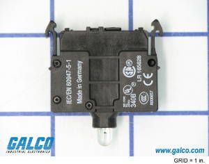 EATON MOELLER         M22-LEDC-W             REAR FIXING, LED, 18-30VAC/DC, WHT