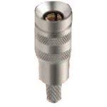 Conn 1.0/2.3 PL 0Hz to 2GHz 75Ohm Crimp ST Cable Mount Gold Over Nickel Tray