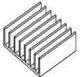 Heat Sink, Extruded, Aluminum, Anodized