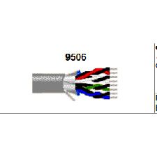 Multi-Paired Cables 24AWG 6PR SHIELD 500ft SPOOL CHROME