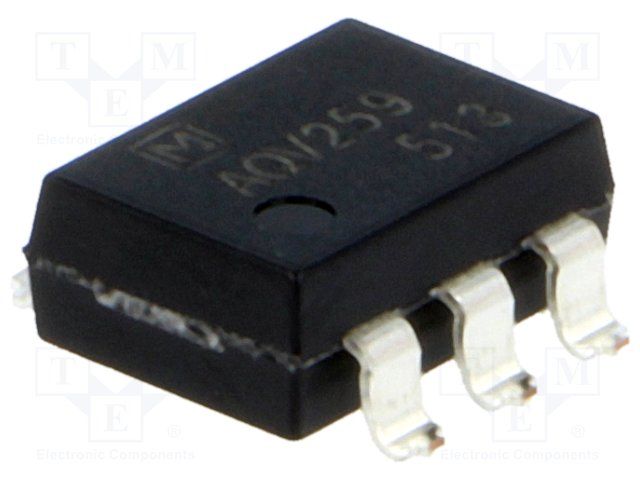 Solid State Relay 50mA 1.5V DC-IN 0.03A 1000V AC/DC-OUT 6-Pin PDIP SMD Tube