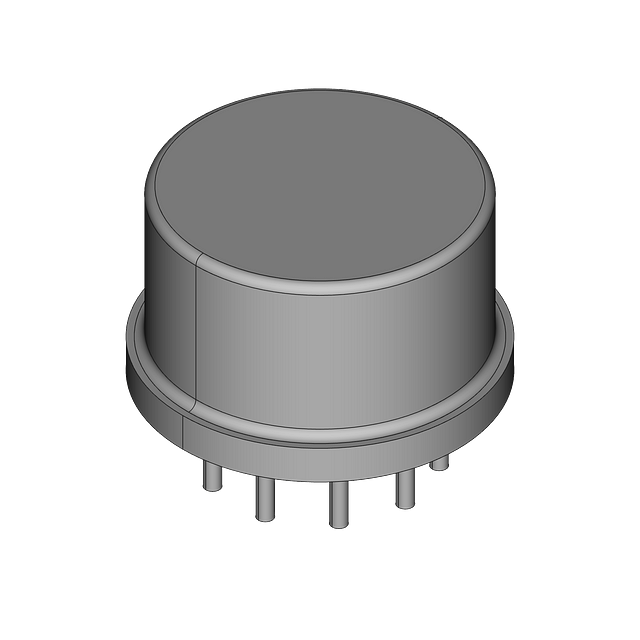 Inst Amp, 300kHz BW, 106dB CMRR, ±20V, 10-Pin TO-100