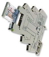 SPDT Power Relay, 6A, 110VAC Coil, DIN Rail Mount