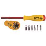 Insulated Multi-Bit Screwdriver Slotted/Phillips