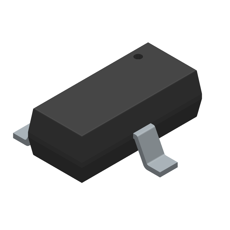 100mA, 30V, NPN, Si, SMALL SIGNAL TRANSISTOR, ROHS COMPLIANT PACKAGE-3