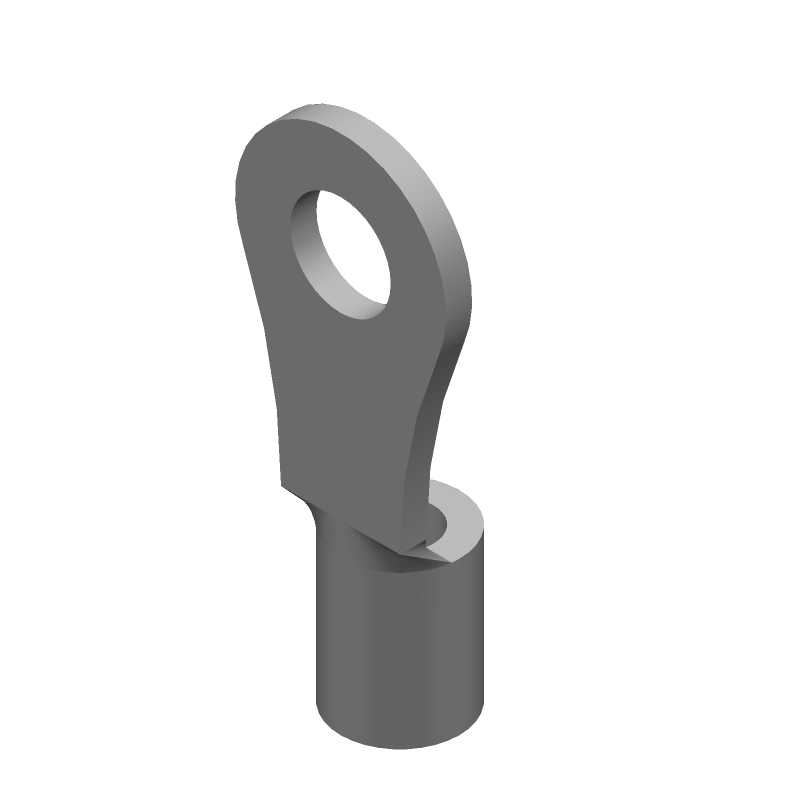 Ring Terminal, Copper, Tin Plated, 16-22AWG, Crimp