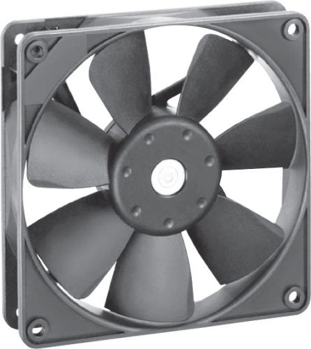12V DC Axial Fan, 82.4CFM, 2400RPM, Ball Bearing, 119x119x25mm