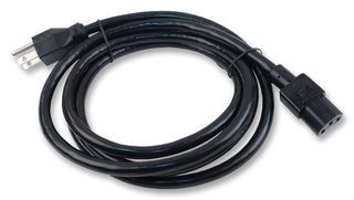 POWER CORD, NEMA5-15P/IEC C13, 2M 15A, BLK
