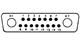 FEMALE, D SUBMINIATURE CONNECTOR, RECEPTACLE, ROHS COMPLIANT