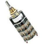 6 Pos DP6T Rotary Switch, 28VDC, 0.25A, Solder