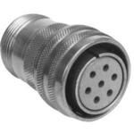 8-Contact Cable Mount Circular Connector, 1250VDC, -55 to 125°C