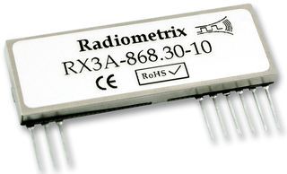 RADIOMETRIX         RX3A-868.30-10             RF MODULE, RX, FM, 868.30MHZ, 10KBPS