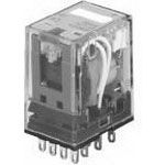 4PDT 5A 110VDC Power Relay, Plug-In