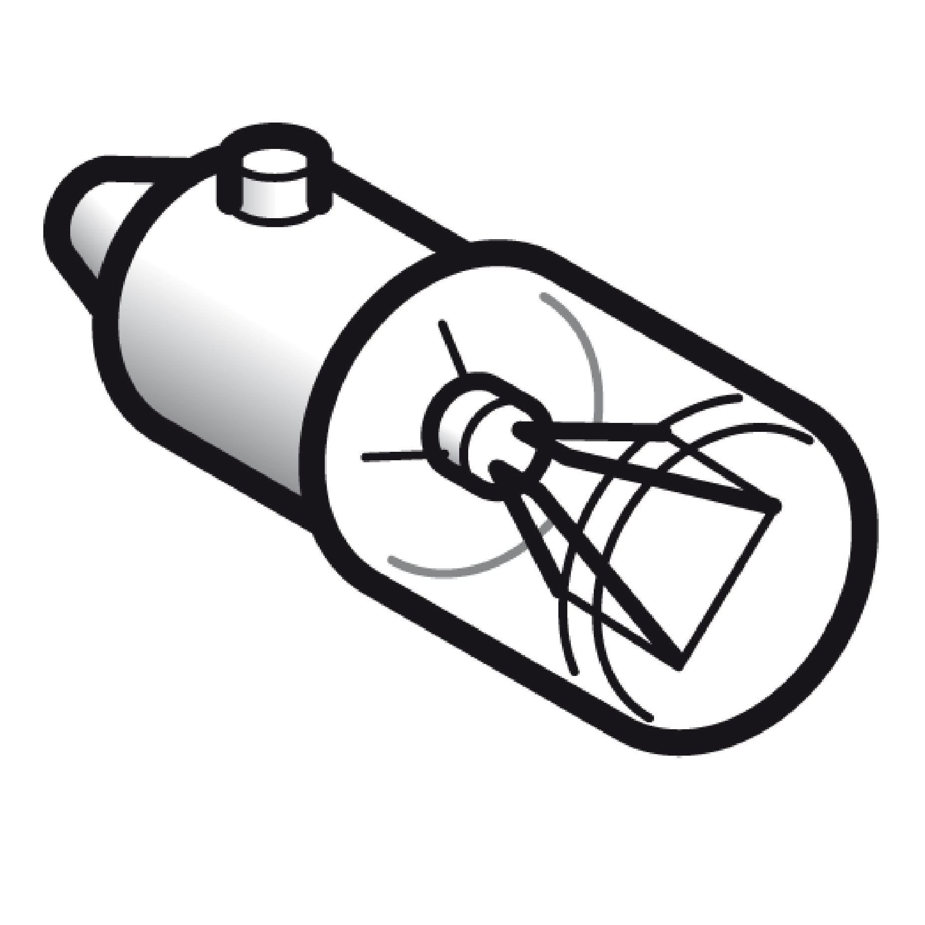 Lamp;  BULB,  INCANDESCENT,  BA 9S BASE,  12VOLT,  2 WATT