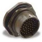 Conn Circular PIN 7 POS Solder ST Jam Nut 7 Terminal 1 Port