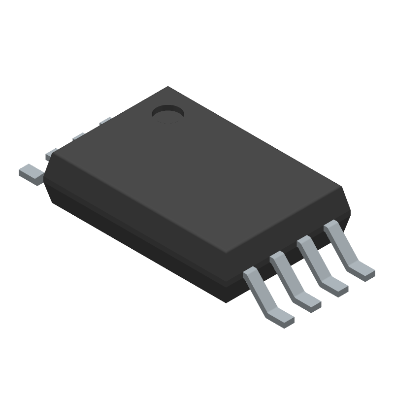 Dual Op Amp, 1MHz BW, CMOS, Rail-to-Rail, TSSOP