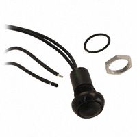 SPST-NO Pushbutton Switch, 500mA, 48VDC, IP67, Black