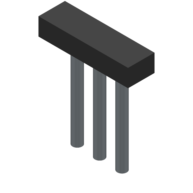 Linear Hall Effect Sensor, 3.5-24V, 3-Pin, TO-92