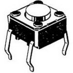 Tactile Switch SPST-NO 50mA 24VDC Through Hole