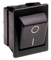 ARCOLECTRIC C1353AB0/1RED Rocker Switch, Illuminated, DPST, Off-On, Red, Panel, 16 A