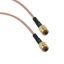 SMA Male to SMA Male RG316DS Coaxial Cable Assembly 12"