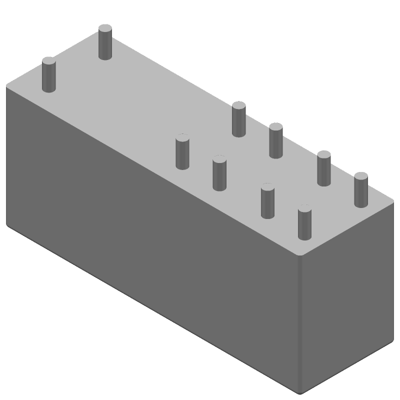 SPECIAL RELAY-SAFETY RELAY, 4PST, MOMENTARY, 0.067A (COIL), 12VDC (COIL), 800mW (COIL), THROUGH HOLE-STRAIGHT MOUNT, ROHS COMPLIANT