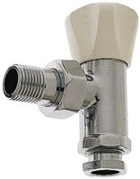 Manual Radiator Valve Pegler Yorkshire 680007, 15 mm Compression 1/2 in BSP, 10bar