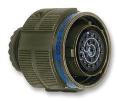 MIL-DTL-38999 Series III Circular Connector, 5 Pos, Crimp, Plug, Shielded, Aluminum/Composite