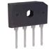 Diode Rectifier Bridge Single 600V 8A 4-Pin Case GBU T/R