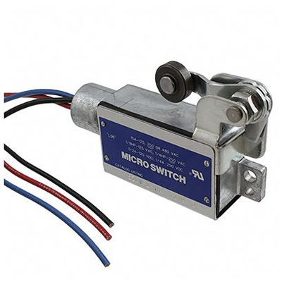 SPDT Snap Action Roller Lever Switch, 15A 125VAC/250VDC