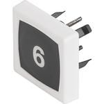 Keypad Switch, SPST, Momentary, 125mA, 48VDC, Panel Mount