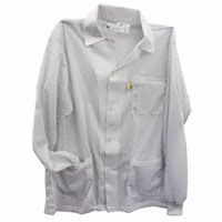 ESD JACKET W/CUFFS WHITE L