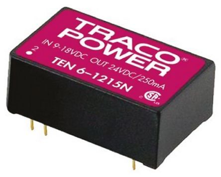 3.3V 1.2A 6W DC-DC Converter, 18-36V In, 1.5kV Isolation