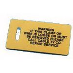 Cable Accessories Warning Ground Wire Polyethylene Yellow