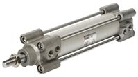 SMC Double Action Pneumatic Roundline Cylinder, C96SDB32-80