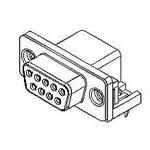 Conn D-Subminiature SKT 9 POS 1.38mm Solder RA Thru-Hole 9 Terminal 1 Port Tray