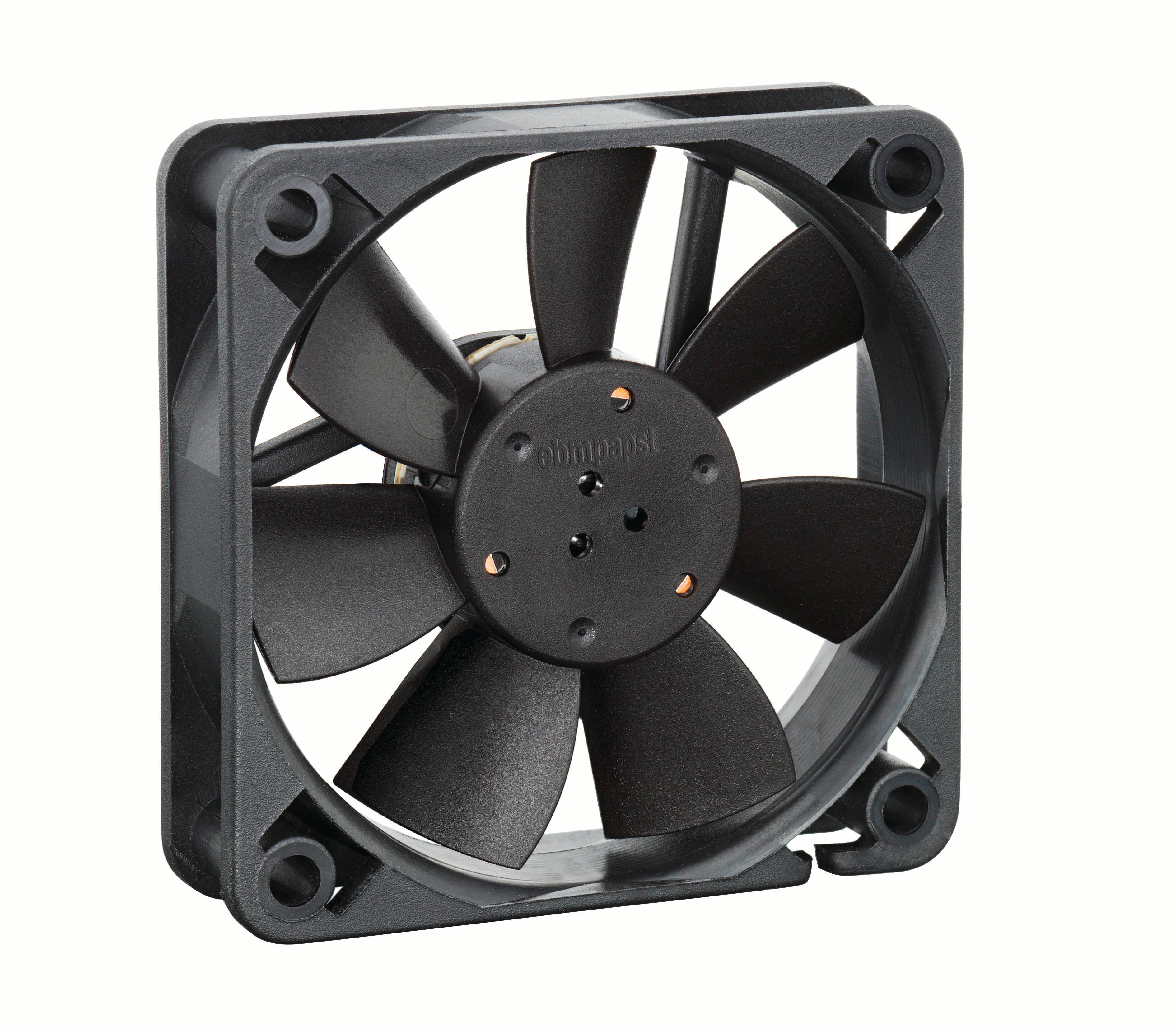12V 60mm Axial Fan, 3900RPM, 17.1CFM, Sleeve Bearing