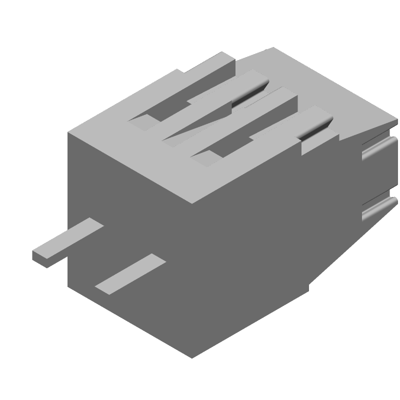 2-Pos Wire-to-Board Terminal Block, 12A, 300V, Through Hole, Green