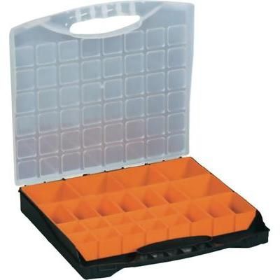 Alutec 56120 Black handled organiser case 400 x 370 x 58 mm